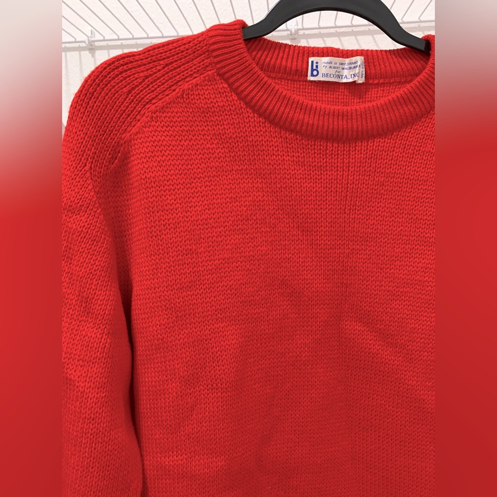Vintage European 100% Wool Sweater